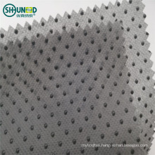 Anti Friction Polypropylene PP Dotted Spunbond Nonwoven Roll Fabric for Home Textile Doghouse Mattress